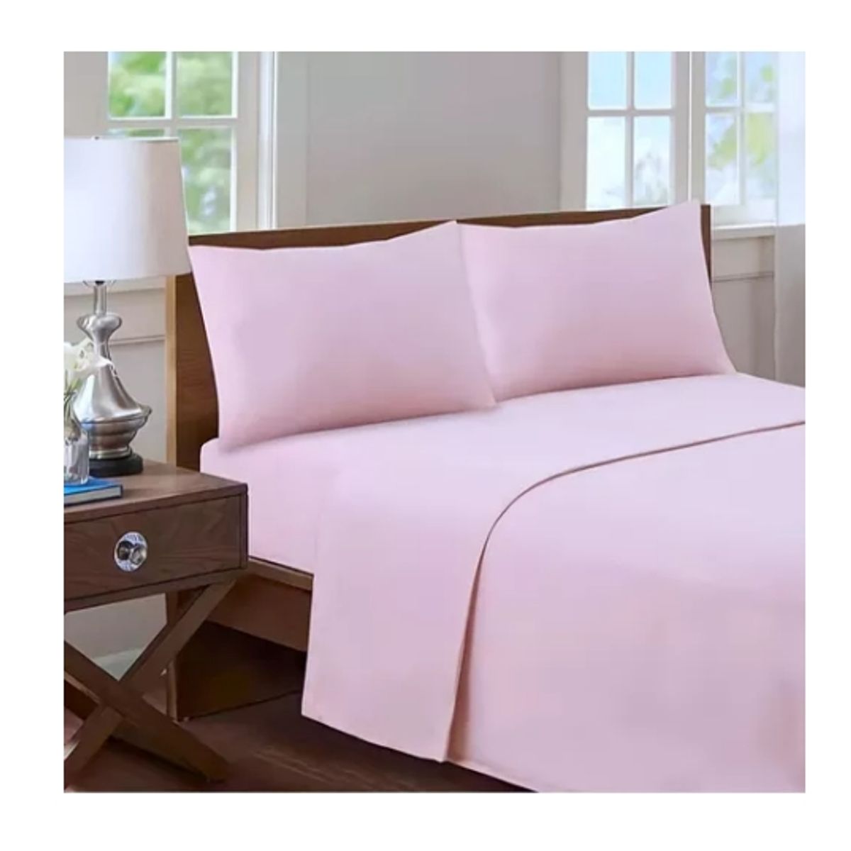 GENERICO - Juego De Sabanas Mas Funda 1.5 Plazas 144 Hilos Microfibra