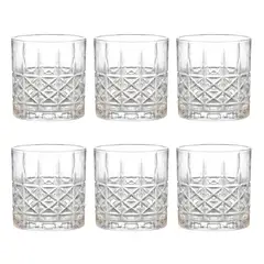 ALLEGRA - Display 6 Vasos Modelo Stirling De 330cc Jugos Preparaciones