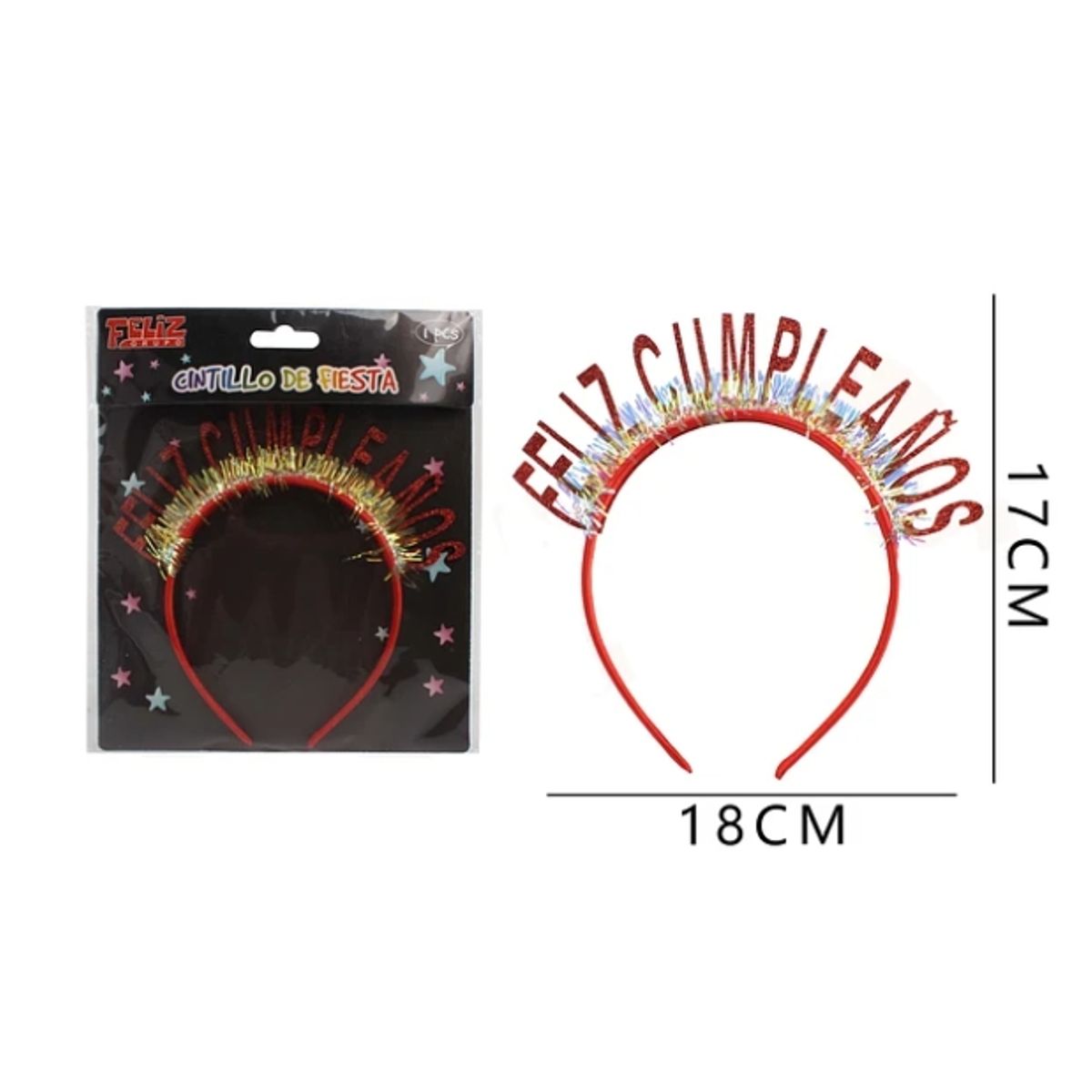 GENERICO - Cintillo De Fiesta De Feliz Cumpleaños R