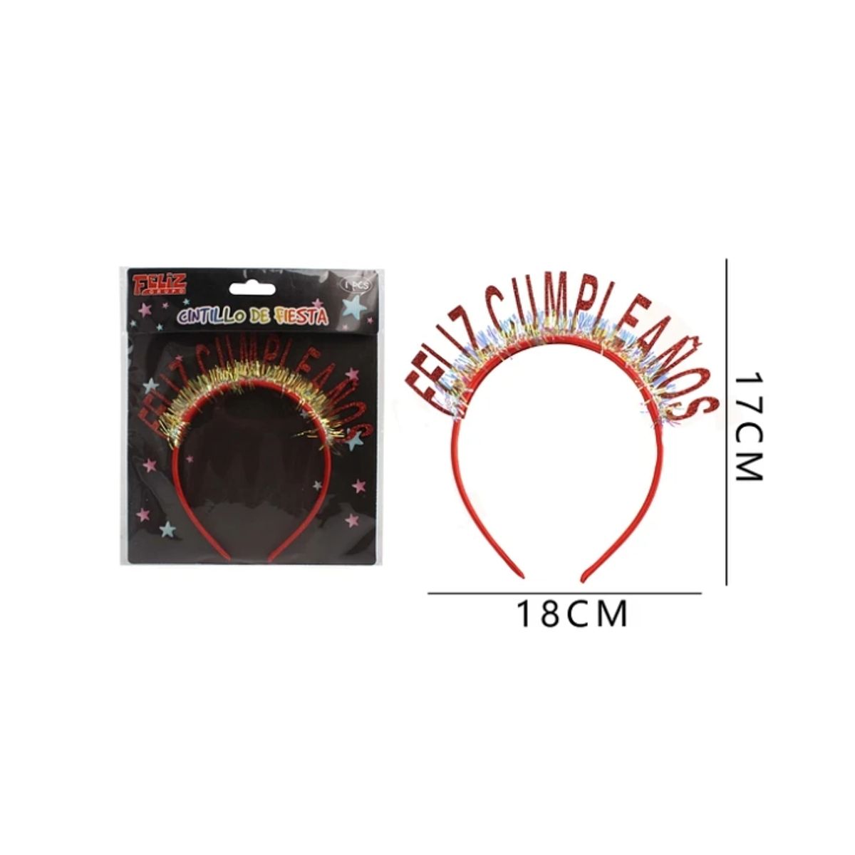 GENERICO - Cintillo De Fiesta De Feliz Cumpleaños R