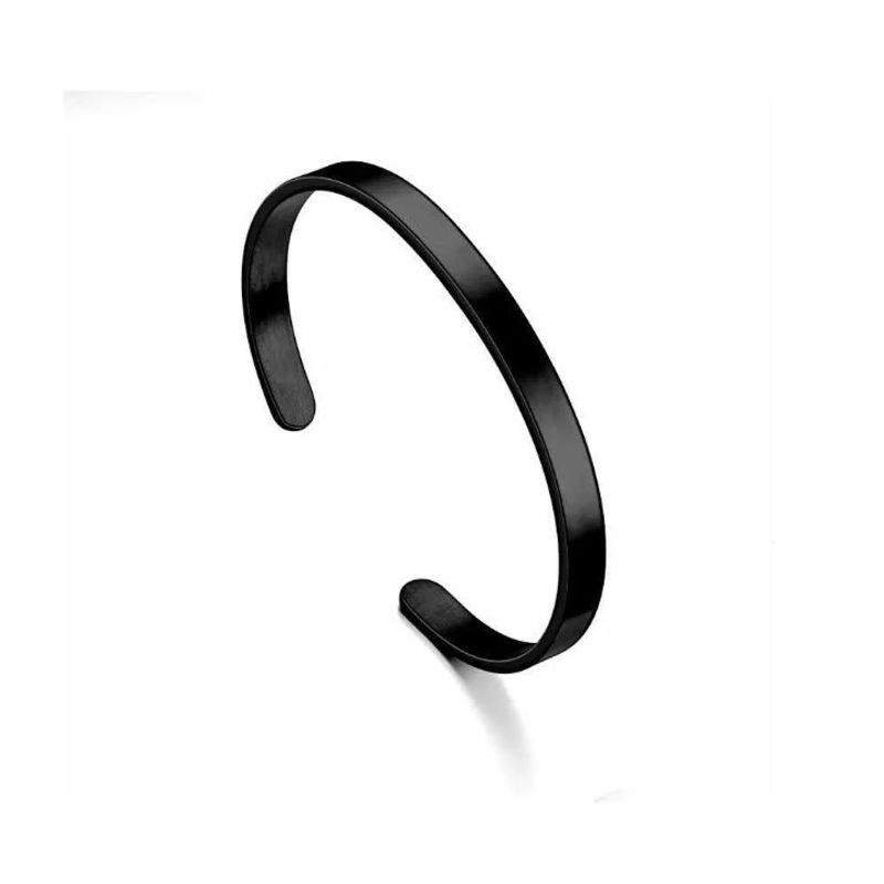 GENERICO - Pulsera Elegante Mate Minimalista Acero Inoxidable Ajusta
