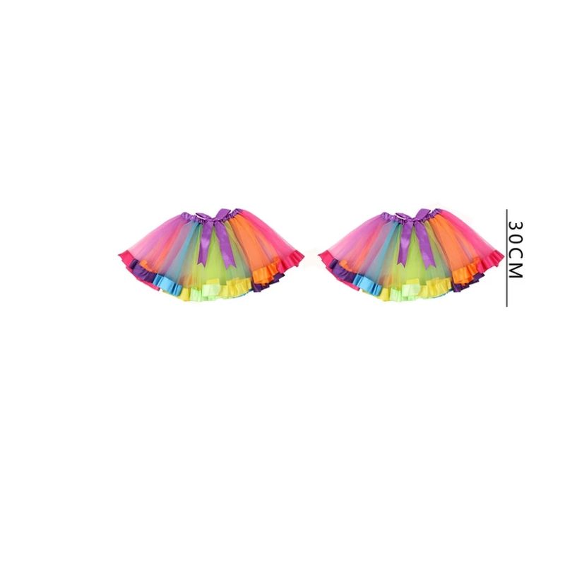 GENERICO - Tutu 3 Colores Con Cinta 30Cm 1Pc
