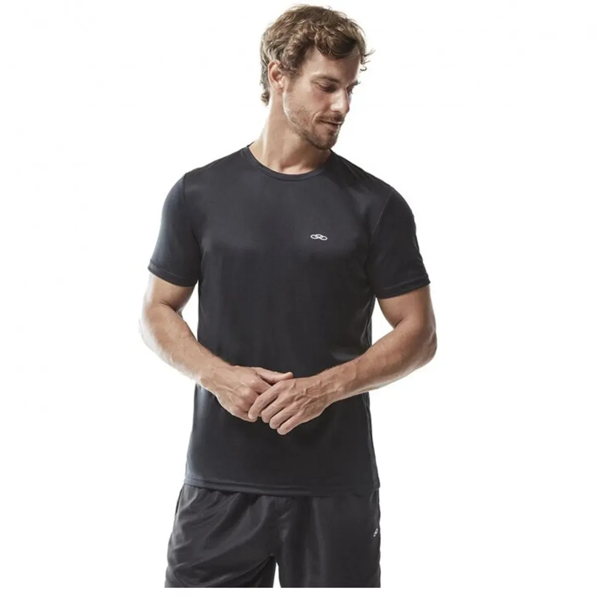 OLYMPIKUS - Polera Essential Negro Olympikus