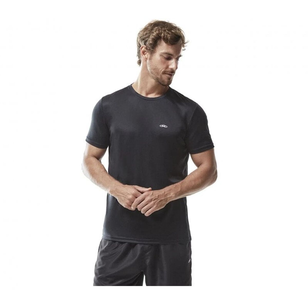 OLYMPIKUS - Polera Essential Negro Olympikus