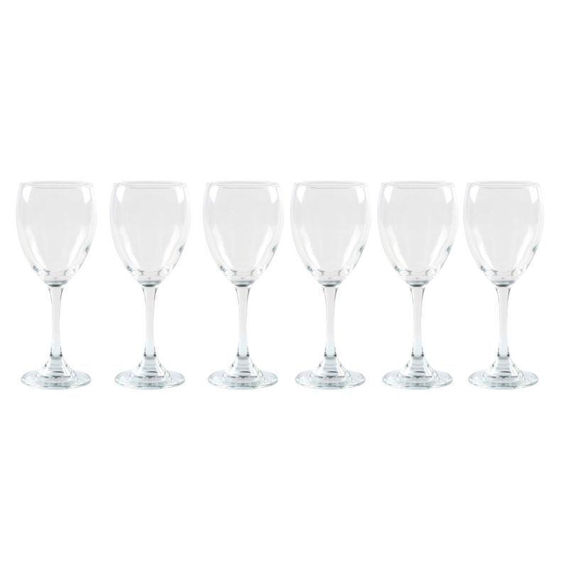 CRISTAR - Pack Display 6 Copas Para Vino Tinto 300cc Modelo Versalles
