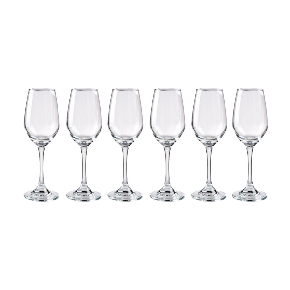 CRISTAR - Set 6 Copas Brunello Flute Cristar 237mL Tragos Celebracion