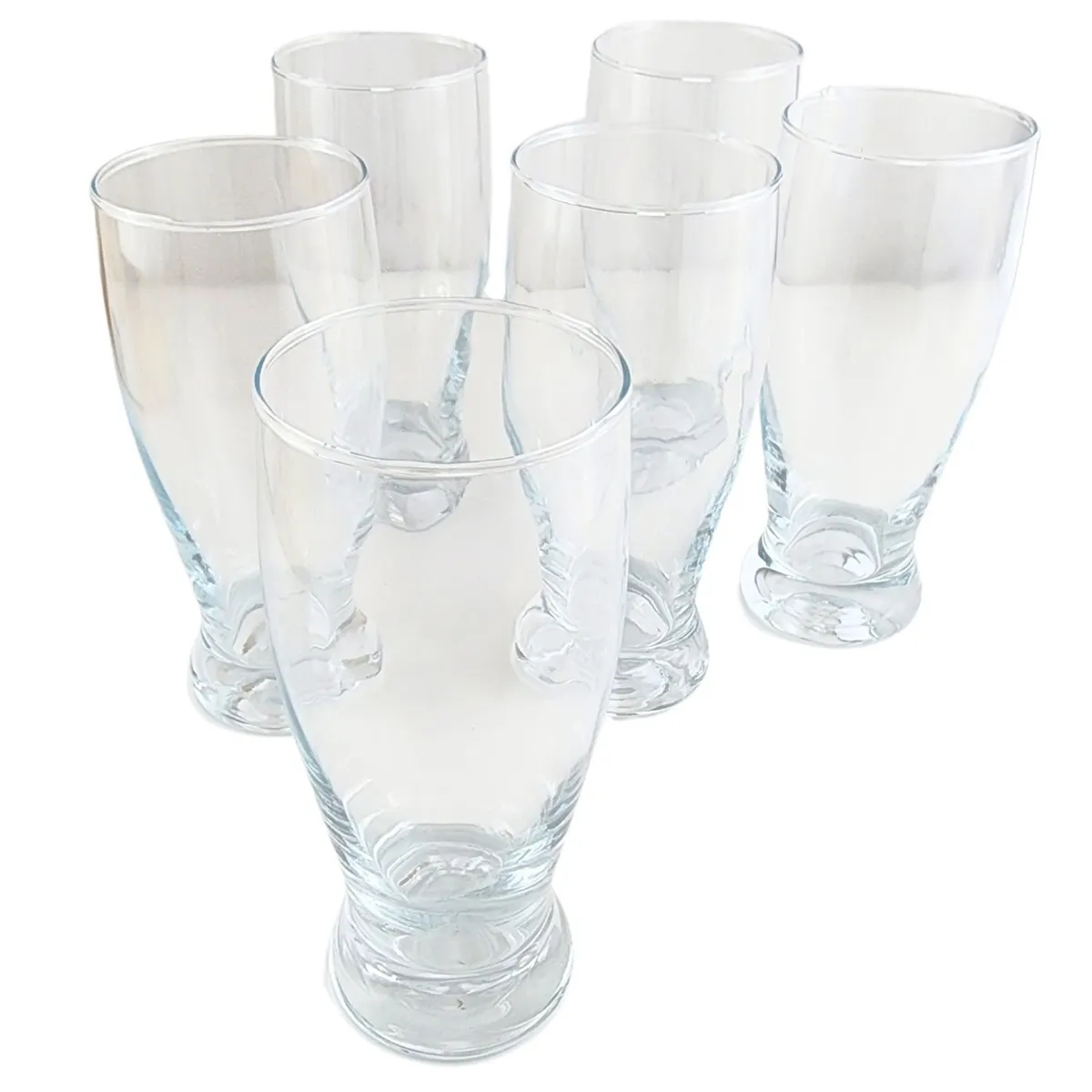ALLEGRA - Set 6 Vasos Shoperos Bucarest Allegra De 340mL Cervezas