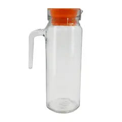 ALLEGRA - Jarra Refrigerador 1100 Ml. Con tapa Modelo Rivoli Para Jugos Naranja