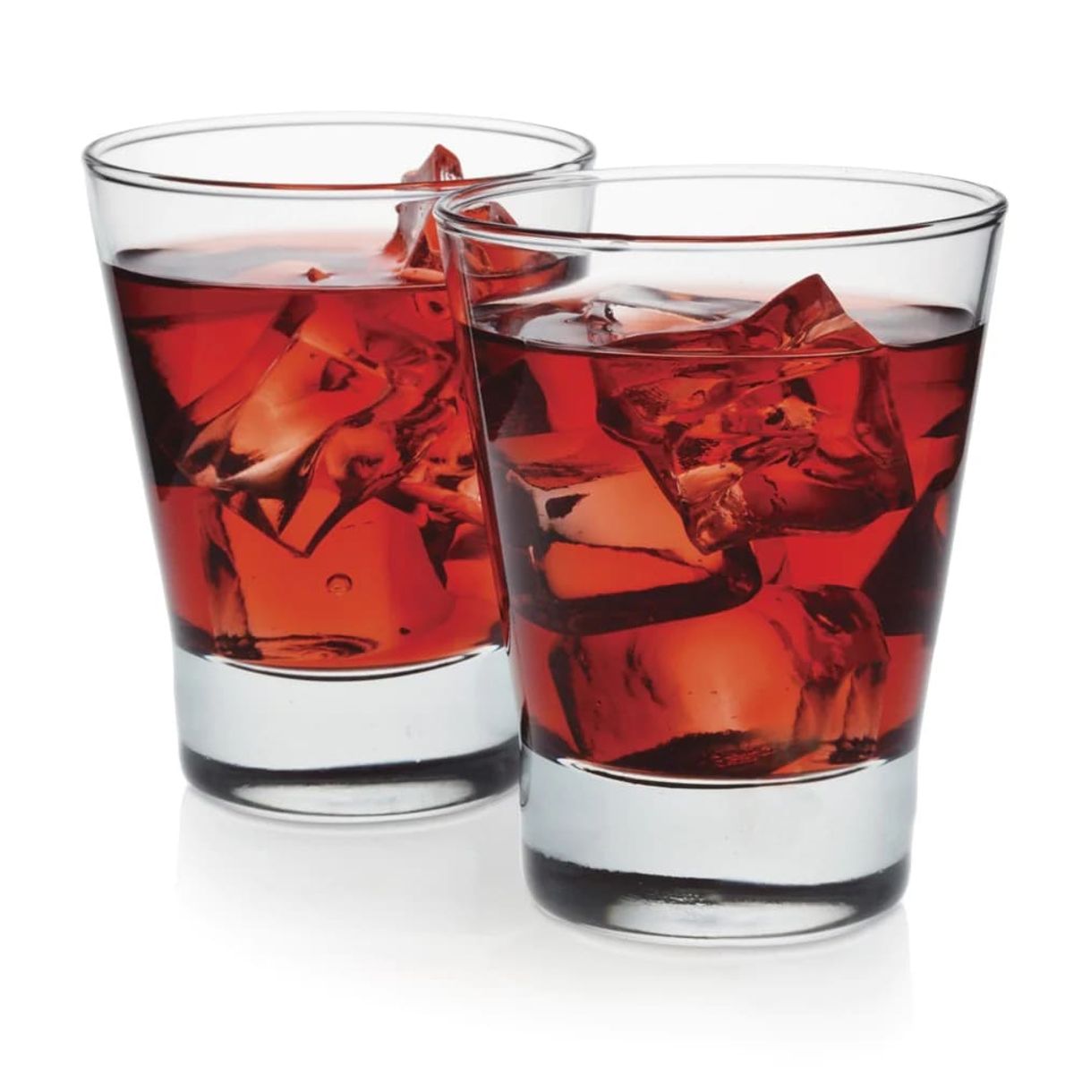CRISTAR - Set 6 Vasos Bajos De Vidrio 347mL Modelo London Jugo Agua