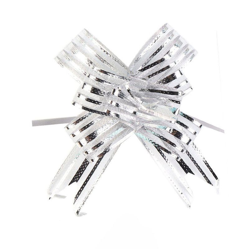 GENERICO - Cinta Autoarmable Plateado 6pcs 3x47cm