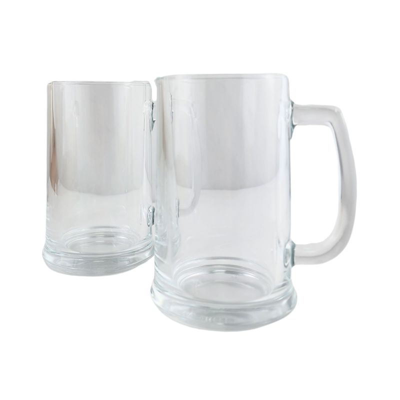 ALLEGRA - Set 2 Vasos Shopero Modelo Palermo De 437cc Cerveza Tragos