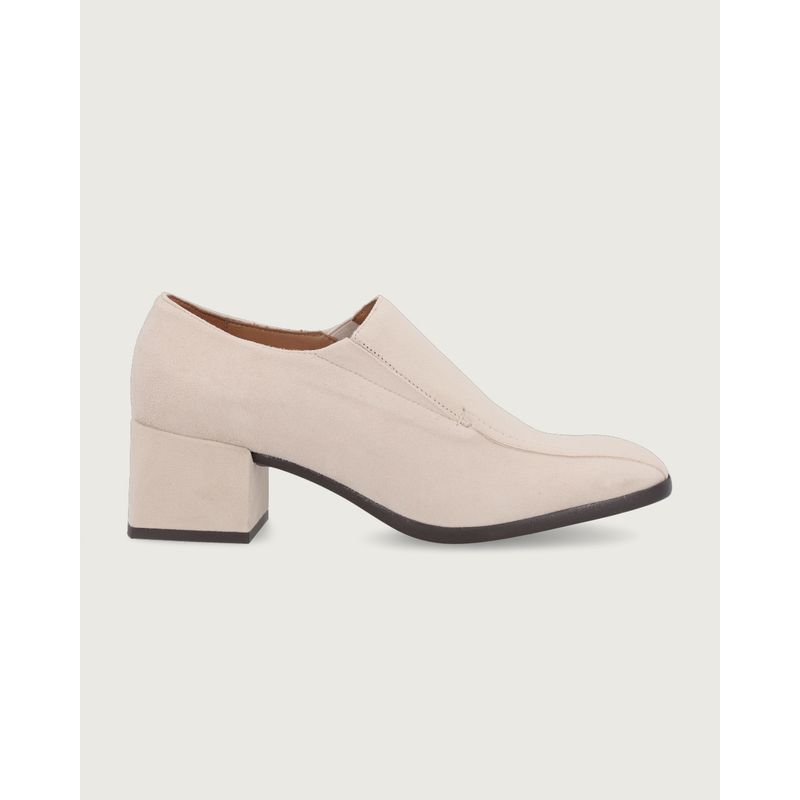 URCO - Zapato de Taco Mujer Miró Beige Urco