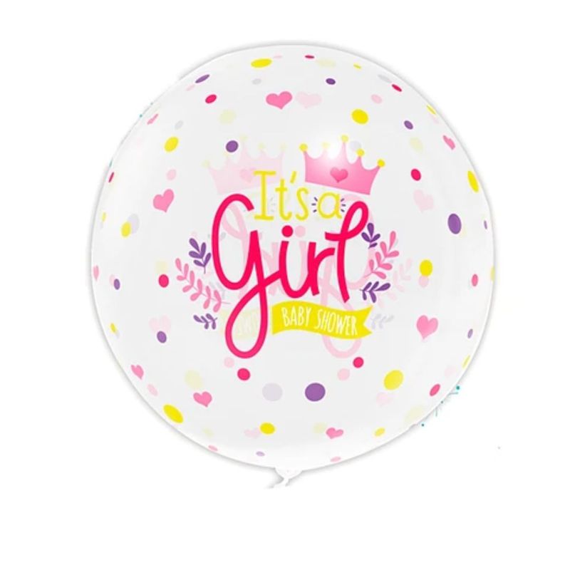 GENERICO - Globo Burbuja Its A Girl 80cm