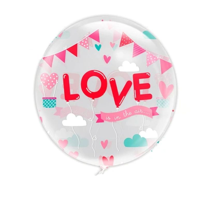 GENERICO - Globo Burbuja Love 80cm
