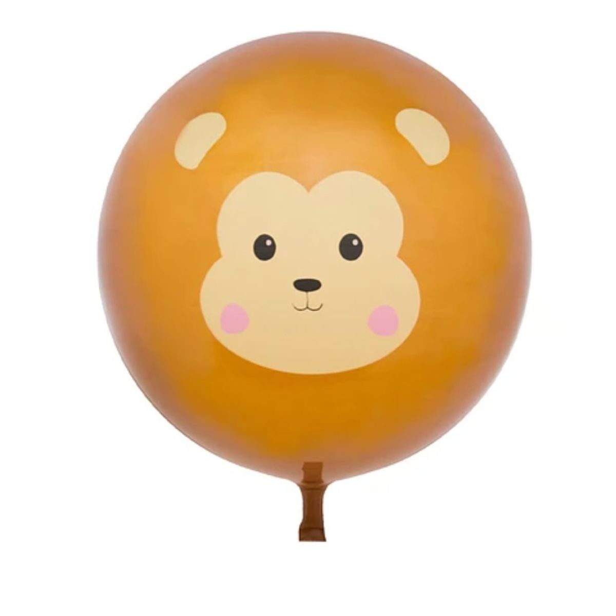 GENERICO - Globo Burbuja Mono Dorado 80cm