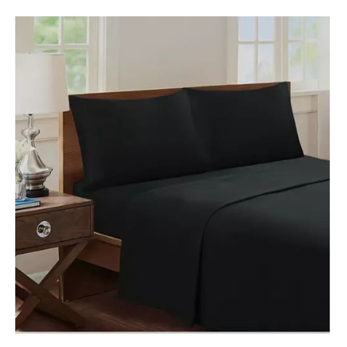 GENERICO - Juego De Sábanas 2 Plazas Poliéster