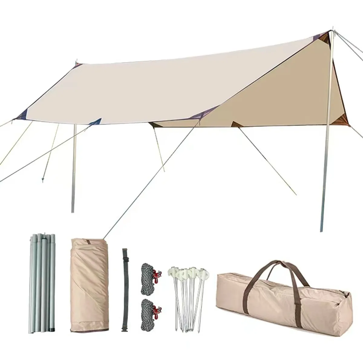 GENERICO - Toldo exterior para carpa de camping