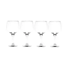 CRISTAR - Set 4 Copas Para Gin Tonic Cocktail Vidrio De 653 Ml Tragos