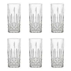 ALLEGRA - Display 6 Vasos Modelo Stirling De 360cc Jugos Preparaciones