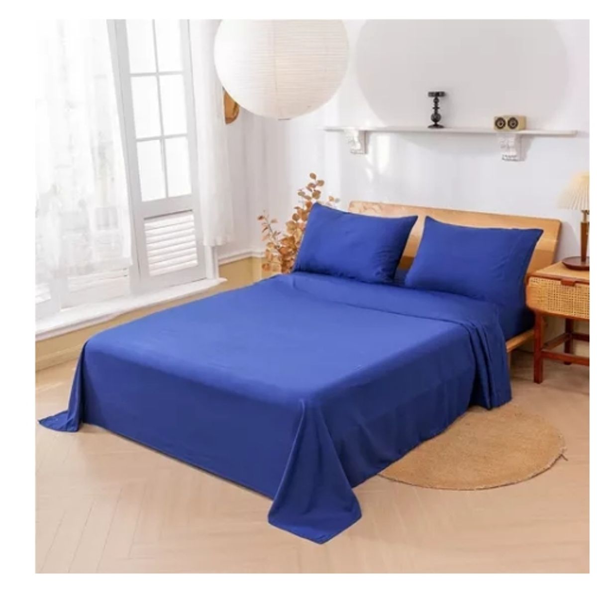 GENERICO - Set De Sabanas 144 Hilos De 2 Plazas Mas 2 Fundas Almohada