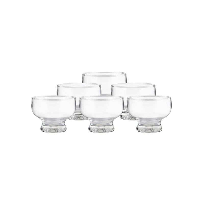 ALLEGRA - Set 6 Copas Helado Ice Cream De 225cc Helados Ponche Postres.