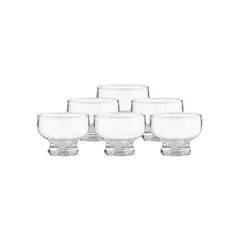 ALLEGRA - Set 6 Copas Helado Ice Cream De 225cc Helados Ponche Postres.