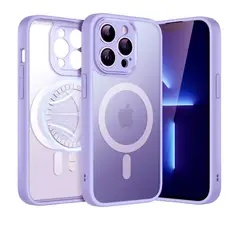 JOIGO - Carcasa Para iPhone 15 Mate Magsafe Lila