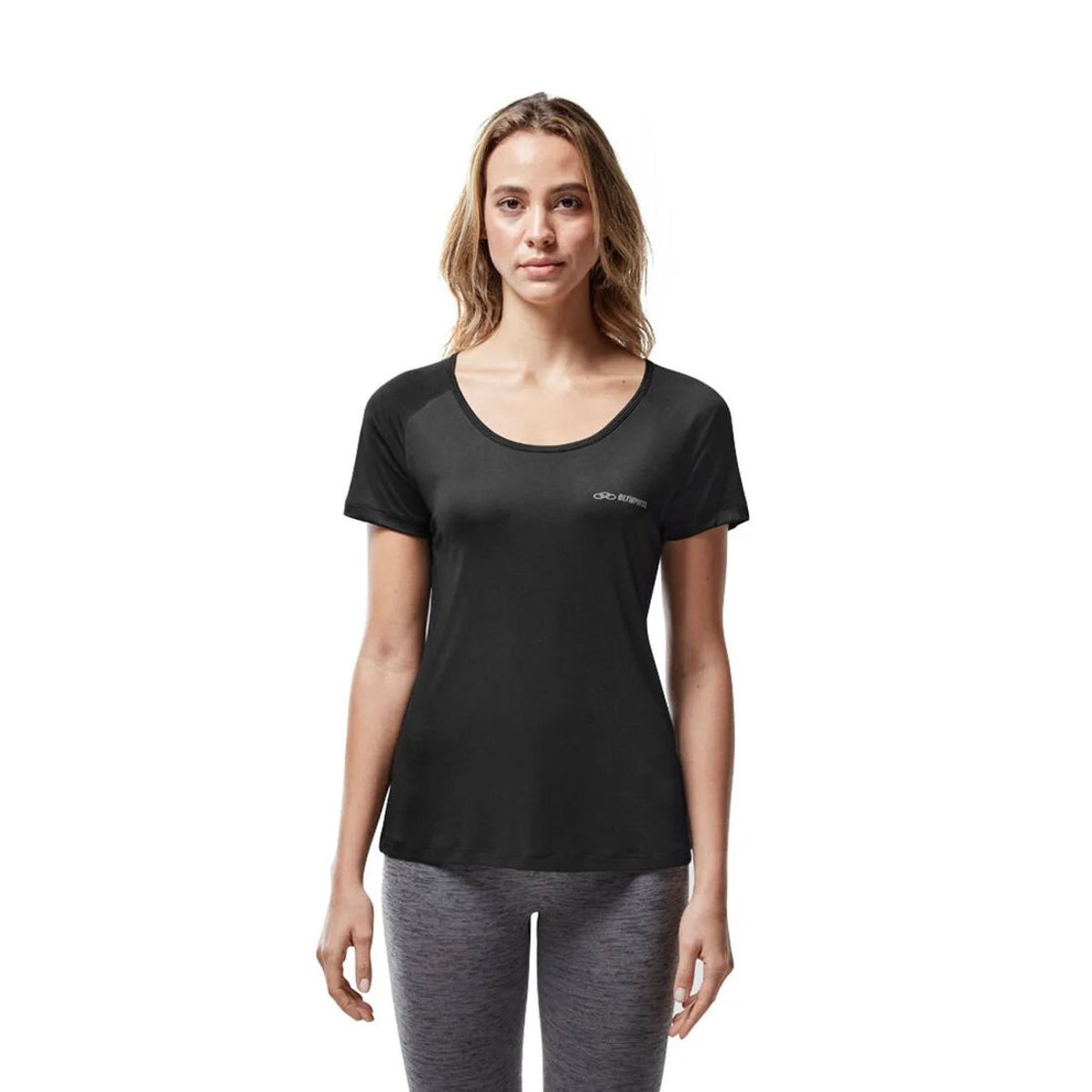 OLYMPIKUS - POLERA MUJER RUNNER 06 NEGRA