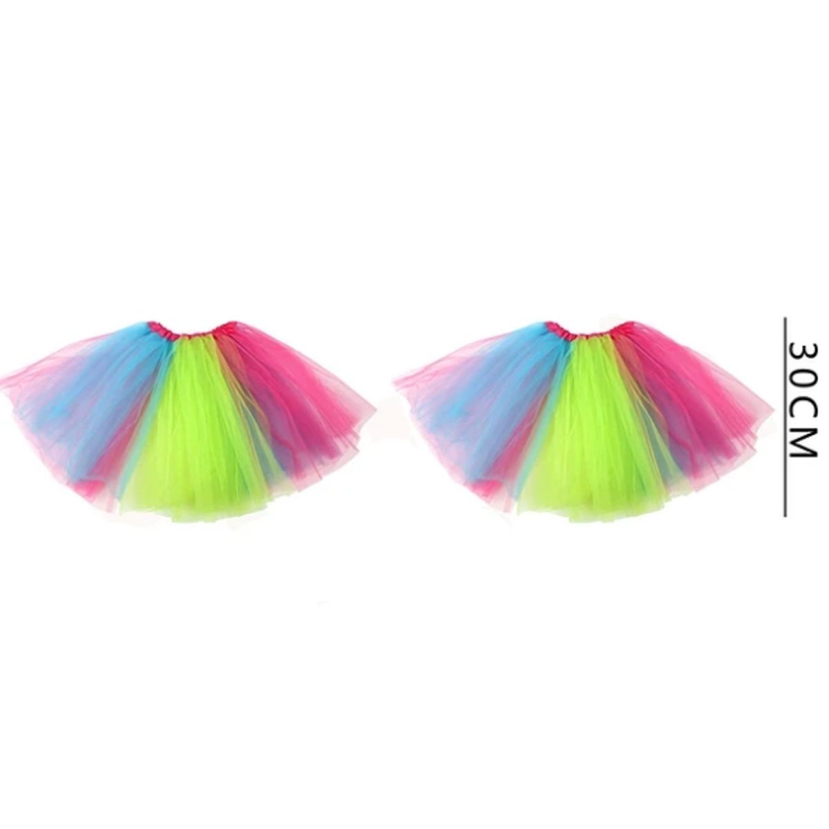 GENERICO - Tutu 3 Colores 30Cm 1Pc