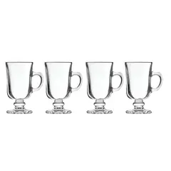 ALLEGRA - Set X4 Tazas De Cafe Cappuccino Pequeña 110cc Preparaciones