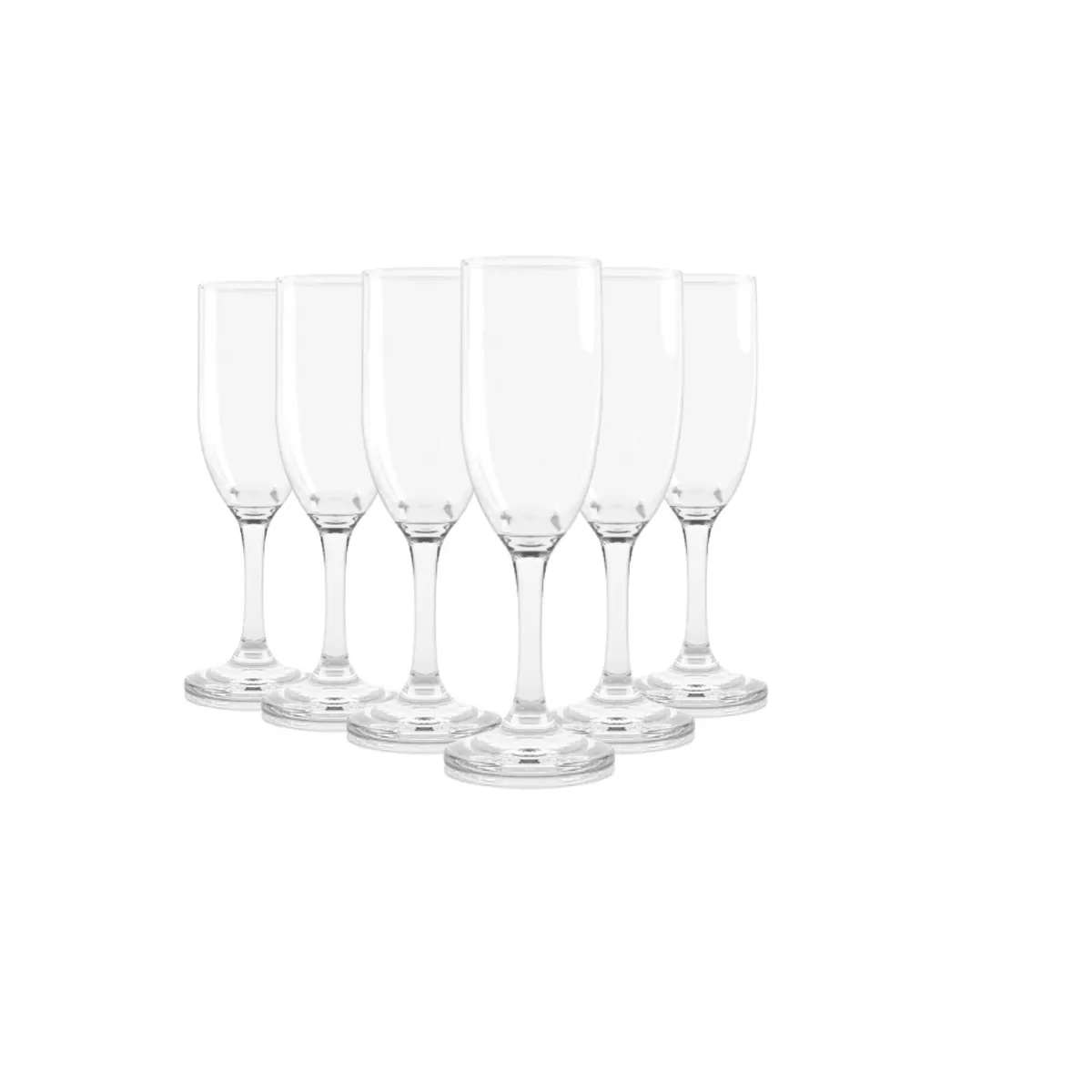 CRISTAR - Pack Display 6 Copas Champagne 176mL Versalles Para Cocktail