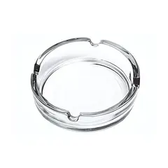 ALLEGRA - Cenicero Circular De Vidrio 11cm Diametro Cigarillo