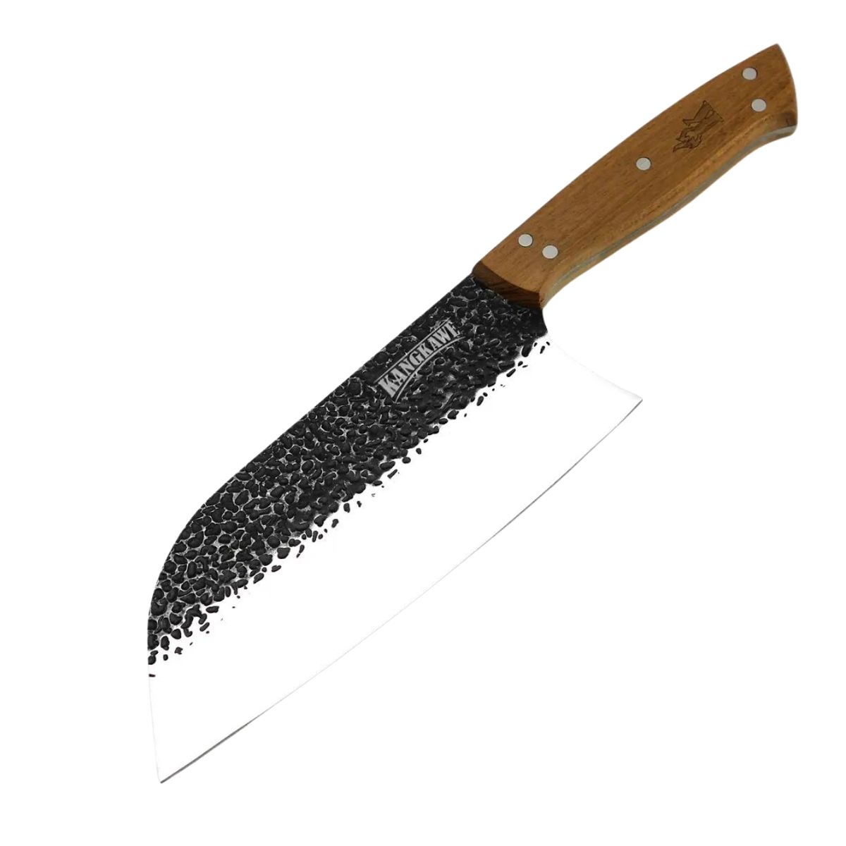 KANGKAWE - Cuchillo Machete Hacha Parrillero Martillado Kangkawe Bbq Color Negro