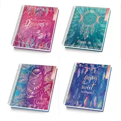 RHEIN - Pack 5 Cuadernos Gipsy Carta 150 Hojas Tapa Dura