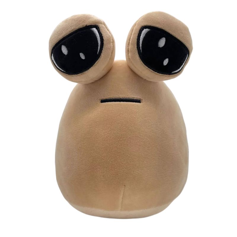 GENERICO - Pou 22 cm. Peluche Buena calidad.  Ojos tristes  Tik Tok