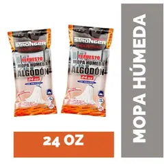 GENERICO - Repuesto Mopa húmeda Algodón 24 OZ 2 UNIDADES