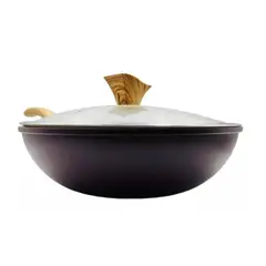 GENERICO - WOK CON TAPA OAK STONE 30CM