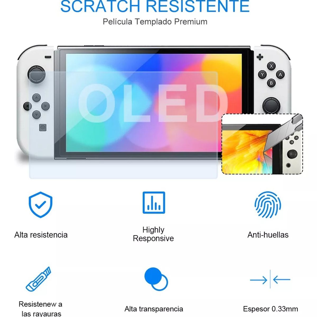 TNAKIEX - Kit De 34 Accesorios Funda Para Nintendo Switch Oled Estuche