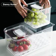 DANNY HOME - Set 3 Contenedores Para Nevera