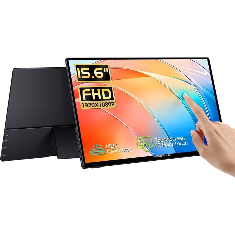 XUNDEFINED - Monitor Portátil 156 FHD1080p Toque Hdr Xundefined  5-20v