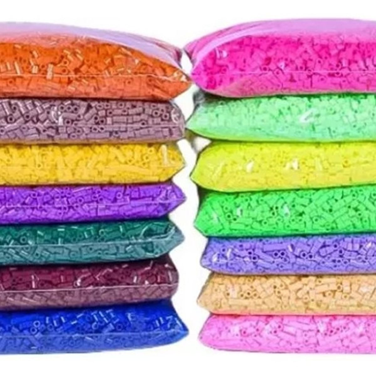 KUANGYE - 5mm Respuestos De Hama/perler Beads 10 Color 10000 Unid