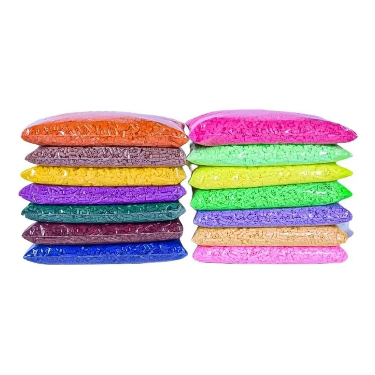 KUANGYE - 5mm Respuestos De Hama/perler Beads 10 Color 10000 Unid