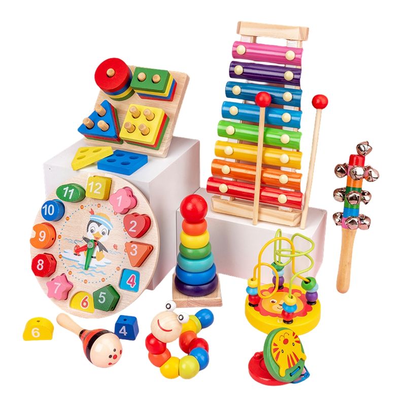 KUANGYE - Juguetes Aprendizaje De Madera Didáctico Para Niños Bebés