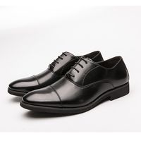 Zapatos formales en punta de cuero PU para hombre