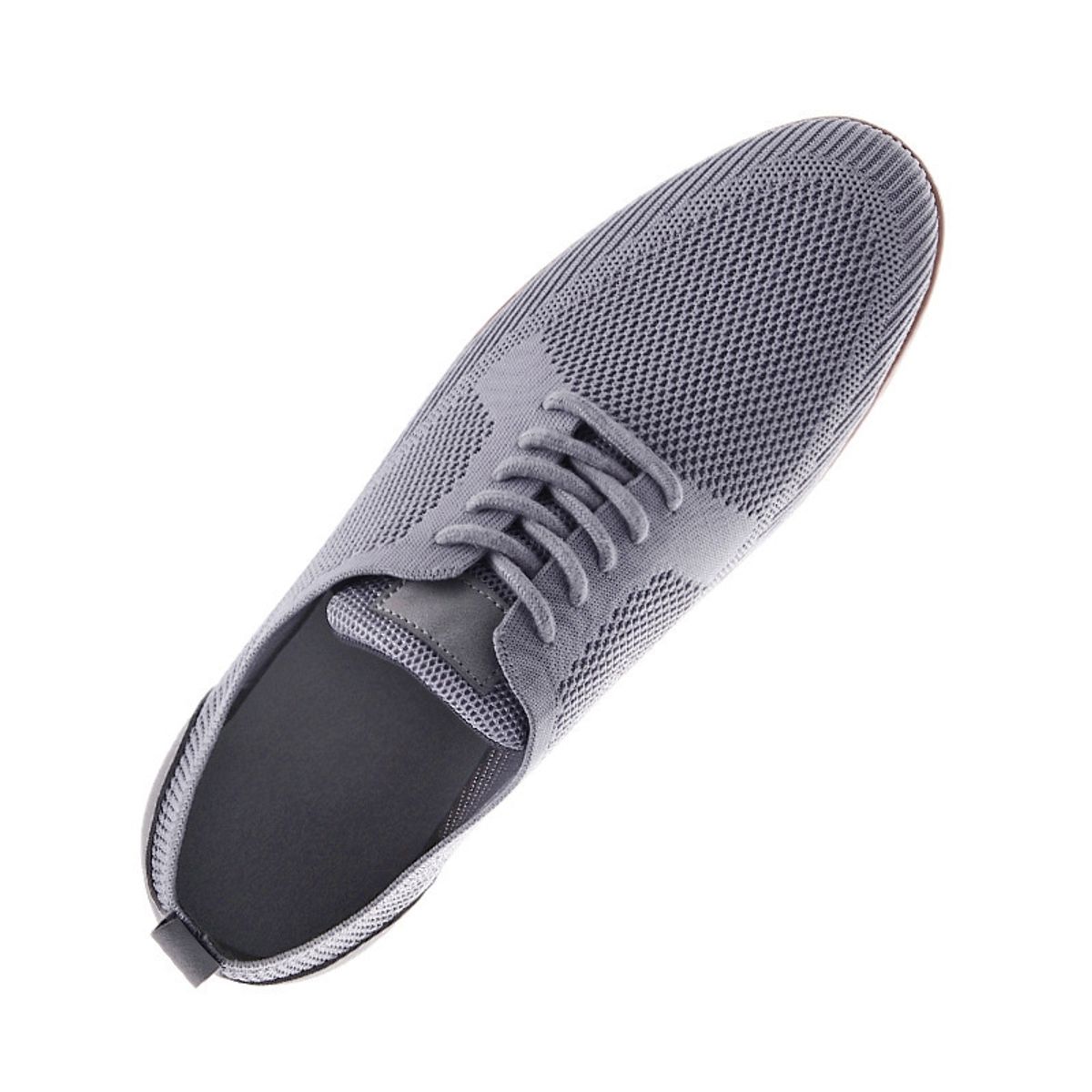 VATYERTY - Zapatillas casuales de punto para hombre - Gris