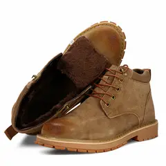 VATYERTY - Zapatos de trabajo antigolpes y antipinchazos con forro de polar