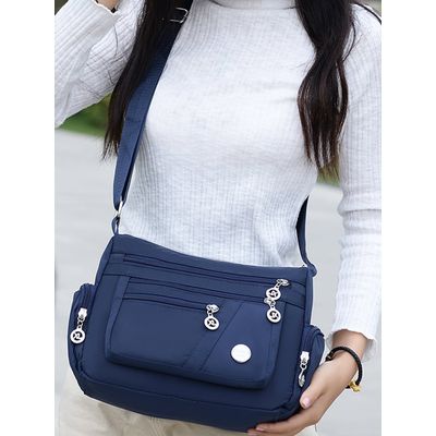 Imagen 2 del producto Bolso bandolera minimalista Bolso bandolera de nailon para mujer