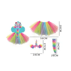 GENERICO - Set Disfraz Unicornio Con Tutu