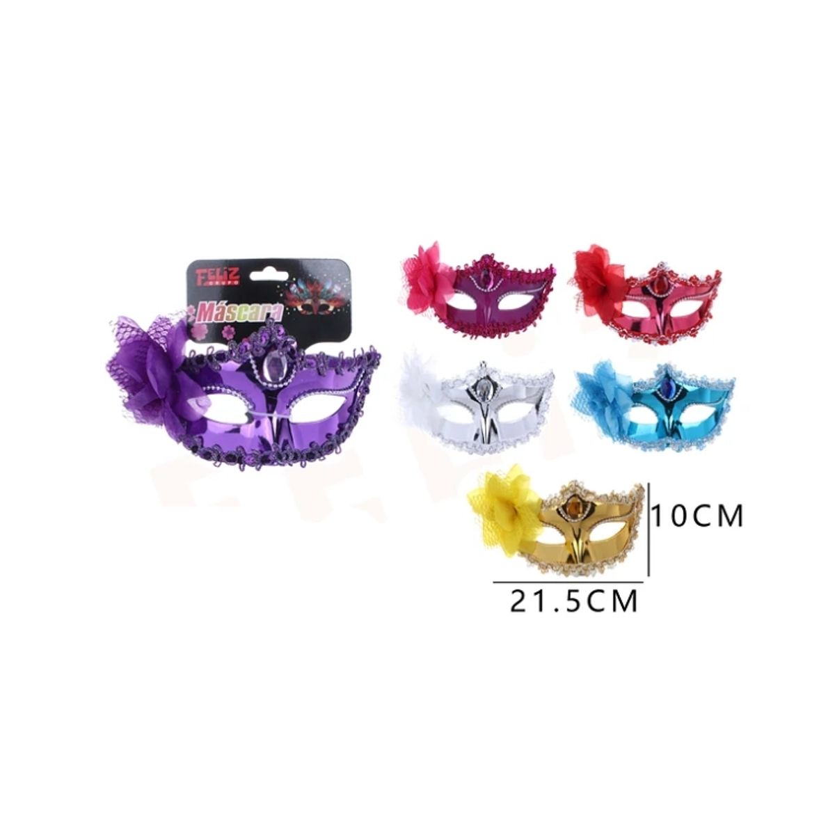 GENERICO - Antifaz 10215 Cm Colores Surtidos