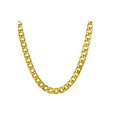 GENERICO - Collar Cadena Hombre Acero Inoxidable Grumet